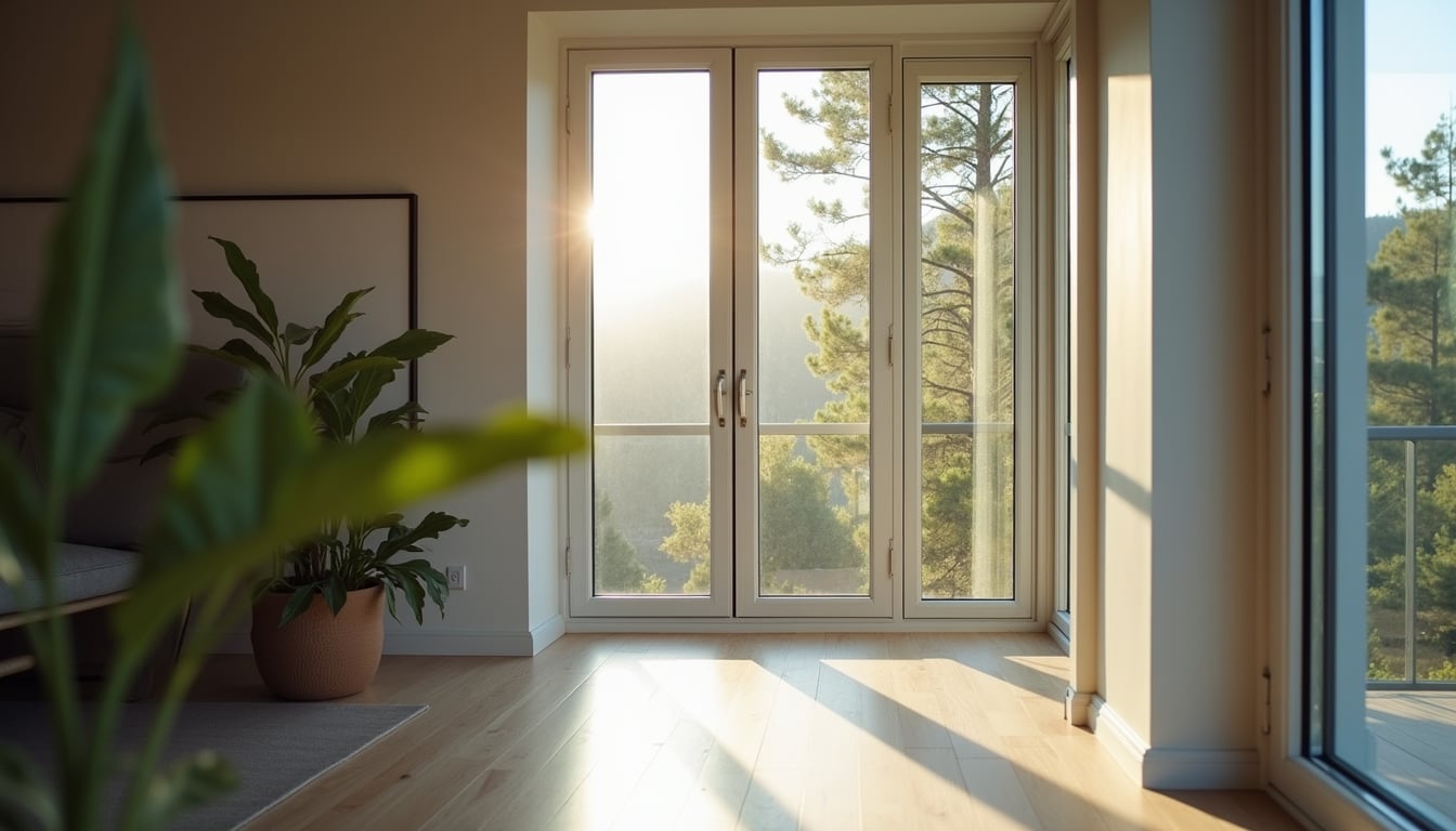 Modern custom window installation with natural light