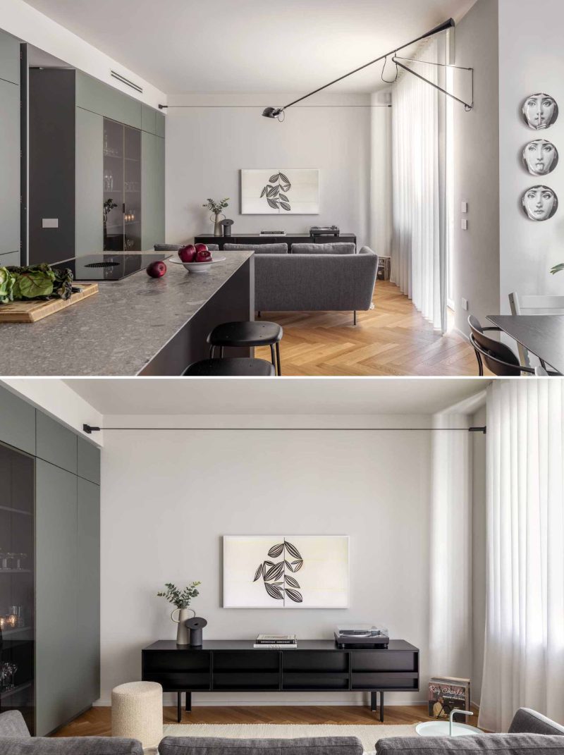 Professionally painted modern interior with neutral tones by Hillstar Construction in Los Angeles